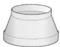 GAGGENAU AI 221100 - Aansluting luchtafvoerbuis 120 mm - 2