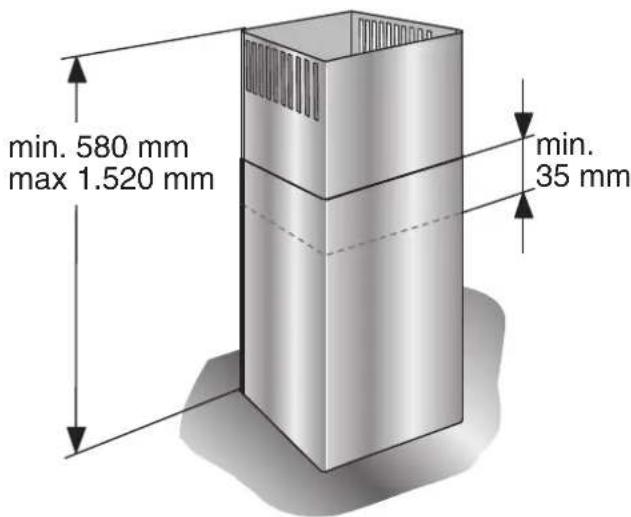 GAGGENAU AI 221100 - Afmetingen circulatielucht - 1