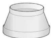 GAGGENAU AI 221100 - Ligacao dum tubo de exaustao 120 mm - 2