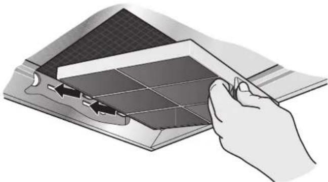 GAGGENAU AI 221100 - Montar e desmontar os filtros de carvão activo - 1