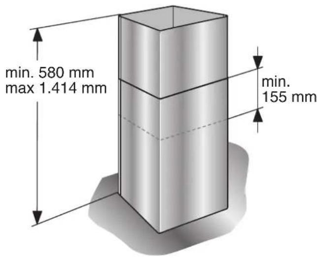 GAGGENAU AI 221100 - Gerätemaße Abluft - 1
