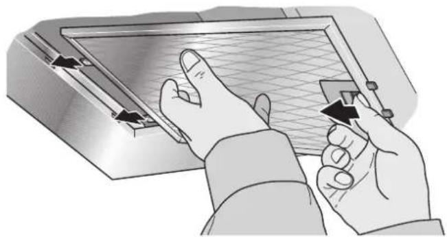 GAGGENAU AI 221100 - Dépose et incorporation des filtres métalliques àGRAISSSE - 1