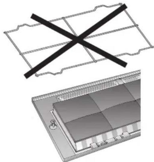 GAGGENAU AH273150 - Bij afzuigkappen met een filtermat: - 1
