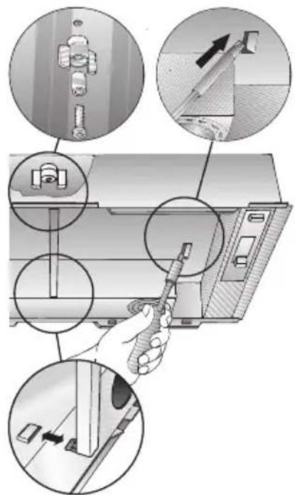 GAGGENAU AH273150 - En las campanas extractoras con dos cajas de bajo: - 1