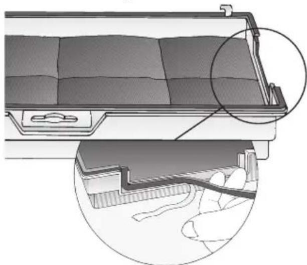 GAGGENAU AH273150 - Nos exaustores com uma esteira de过滤: - 4