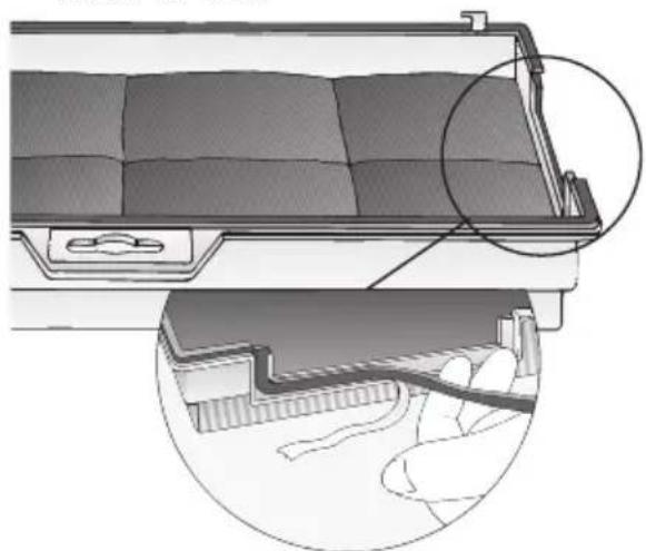 GAGGENAU AH273150 - Sur les hottes aspirantes à deux cassettes filtrantes: - 2