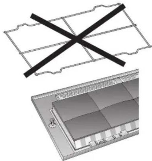 GAGGENAU AH198150 - Sur les hottes aspirantes comportant une natte filtrante: - 1