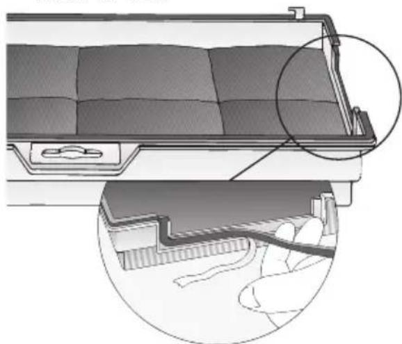 GAGGENAU AH198150 - Sur les hottes aspirantes à deux cassettes filtrantes: - 2