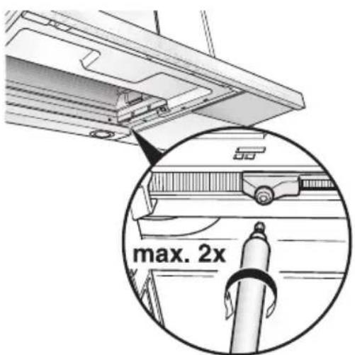GAGGENAU AF280170 - Rajustage du capteur fin de course: - 1