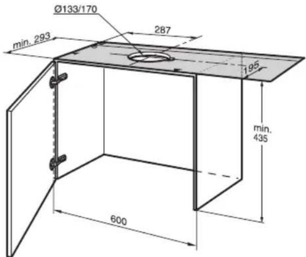 GAGGENAU AF280170 - Luchtafvoer maar boven: - 1