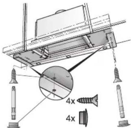 GAGGENAU AF280170 - Montaje de la campana en el armario superior - 3