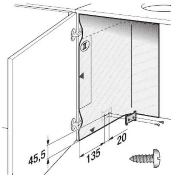 GAGGENAU AF280170 - Préparation du placard en appui mural - 2