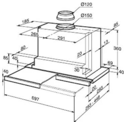 GAGGENAU AF280170 - Préparation du placard en appui mural - 3
