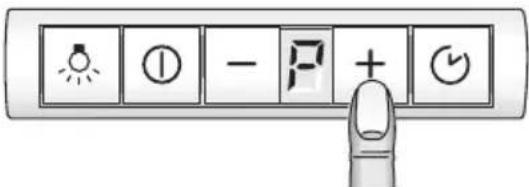 GAGGENAU AF280170 - Selecciónar los escalones de potencia del ventilador / Escalón intensivo: - 1