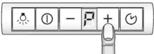 GAGGENAU AF280170 - Réglage des puissances d'aspiration / de l'aspiration intensive: - 1