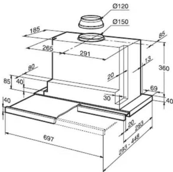 GAGGENAU AF280170 - Bij een kastdiepte groter dan 293 mm - 3