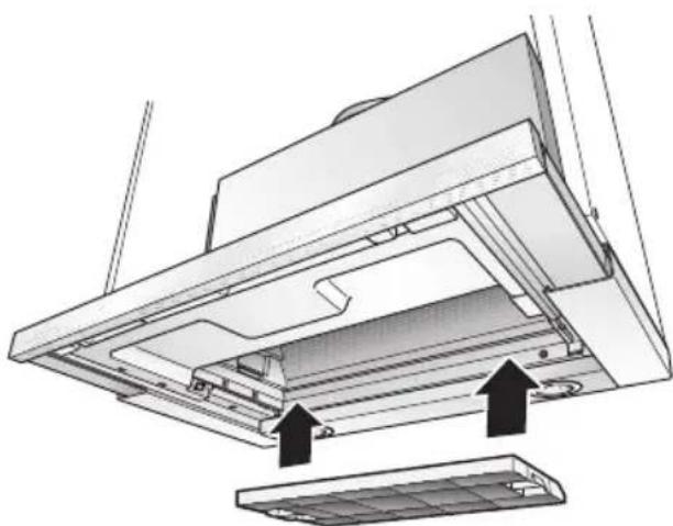 GAGGENAU AF280170 - Inserting the filter: - 1
