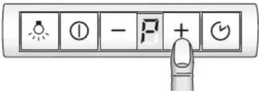 GAGGENAU AF280170 - Schalten der Lüfterstufen/Intensivstufe: - 1