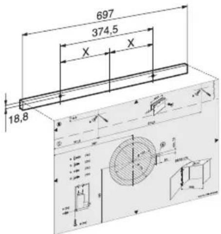 GAGGENAU AF280170 - En la campana extractora telescopica hay que montar un tirador. - 1
