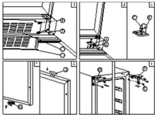 Küppersbusch EWK88002Z - Reversible door for EWK880-0-2Z - 2
