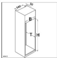 Küppersbusch IKE 2476 - NischenmaBe - 2