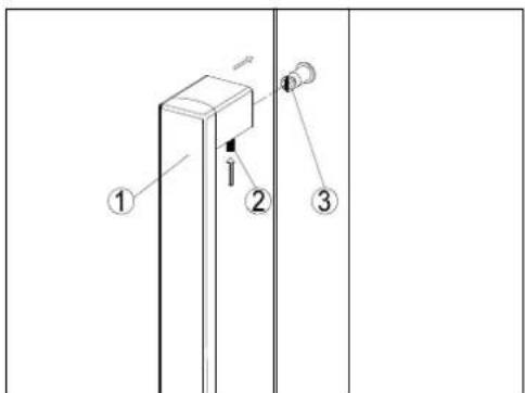 Küppersbusch UWK820012Z - Mounting the handle - 1