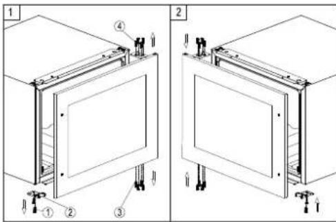 Küppersbusch UWK820012Z - Reversible door for EWK880-0-2Z - 1