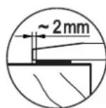 Küppersbusch EWI 456.0 - Guarnizione del piano di cottura - 2