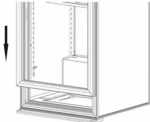LA SOMMELIERE TRV250 - Alternative hanging of the door (excepted full door with lock) - 6