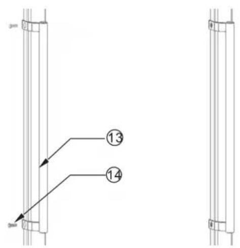 LA SOMMELIERE TRV250 - Installing the handle of door - 1