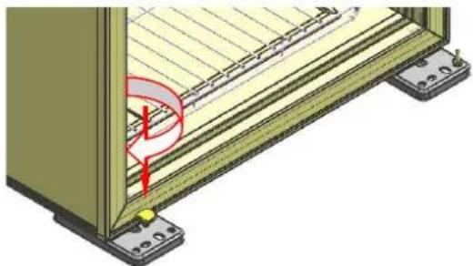 LA SOMMELIERE TRV250 - The installation of door base support - 1