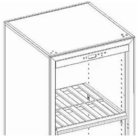 LA SOMMELIERE TRV2402Z - Installing the wooden shelf - 2