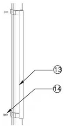 LA SOMMELIERE TRV2402Z - Installing the handle of door - 1