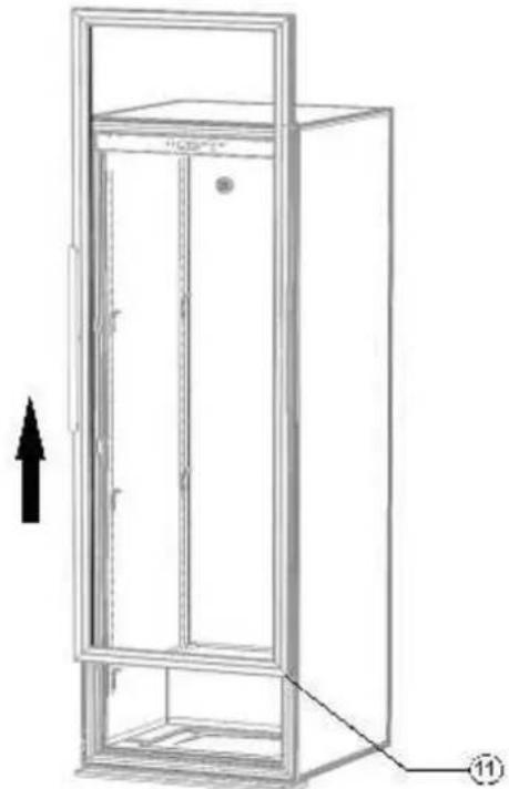 LA SOMMELIERE TRV2402Z - Réversibilité de la porte (sauf modèles porte pleine avec serrure) - 2