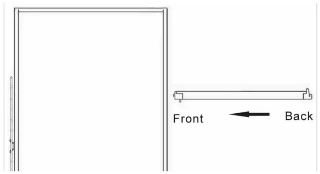 LA SOMMELIERE TRV2402Z - Installing the wooden shelf - 1