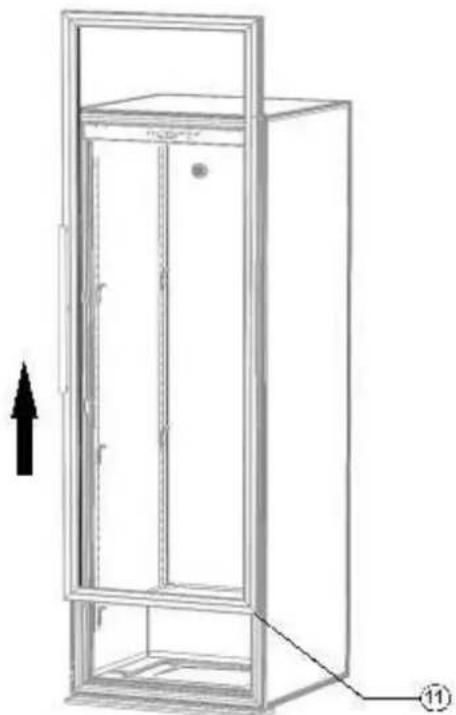 LA SOMMELIERE TRV2402Z - De draairichting van de deur veranderen (behalte modellen met volle deur en slot) - 2