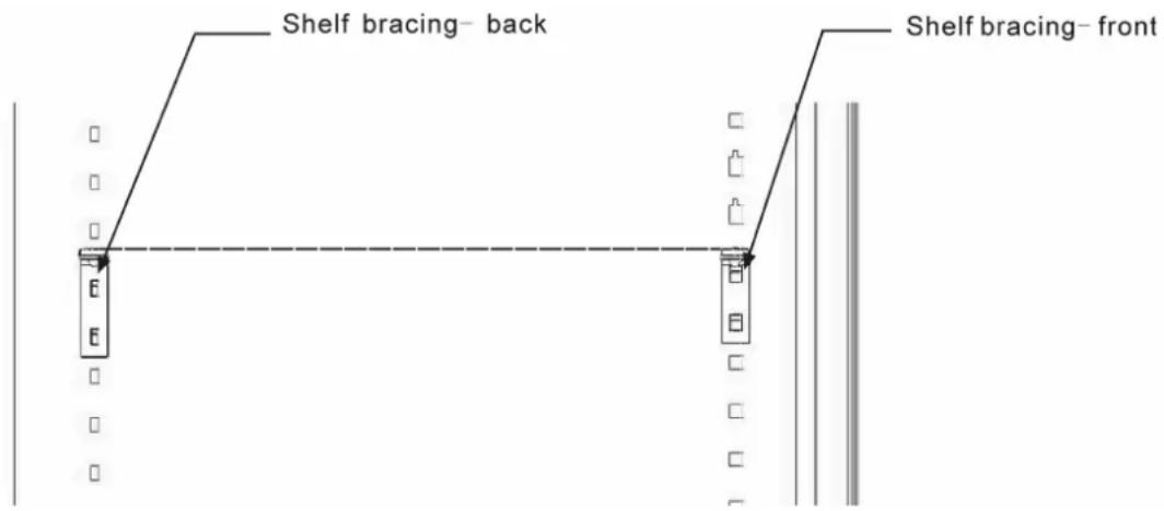 LA SOMMELIERE TRV140 - Installing the shelf bracing - 3