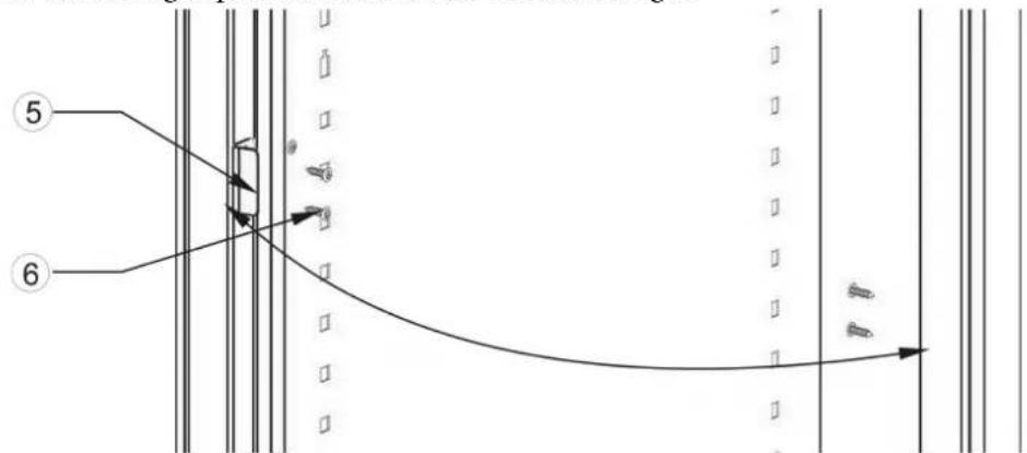 LA SOMMELIERE TRV140 - Alternative hanging of the door (excepted full door with lock) - 3