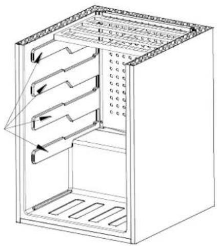 LA SOMMELIERE TRPE186A+ - Installaon des clayees xes (bois ou I) - 2