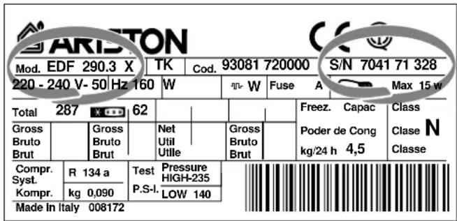 Ariston Thermo KDF 290 A - There is water on the bottom of the refrigerator. - 1