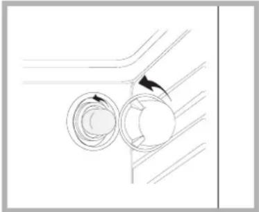 Ariston Thermo FQ 872 C.1 - Replacing the light bulb - 1