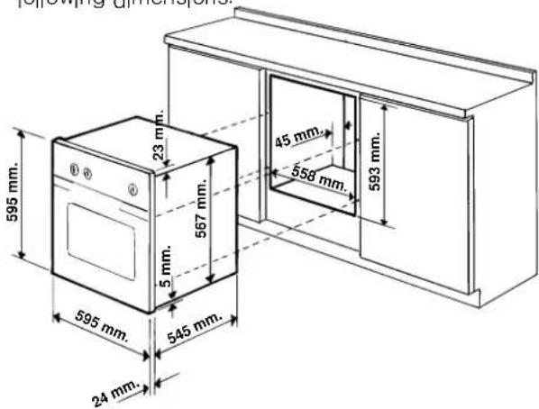 Ariston Thermo FQ 87.1 - Fitting the appliance - 1