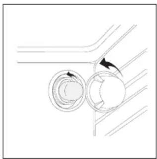 Ariston Thermo FO 97 C.1 E - Replacing the Oven Lamp - 1