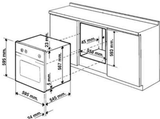 Ariston Thermo FO 97 C.1 E - Installazione dei forni da incasso - 1