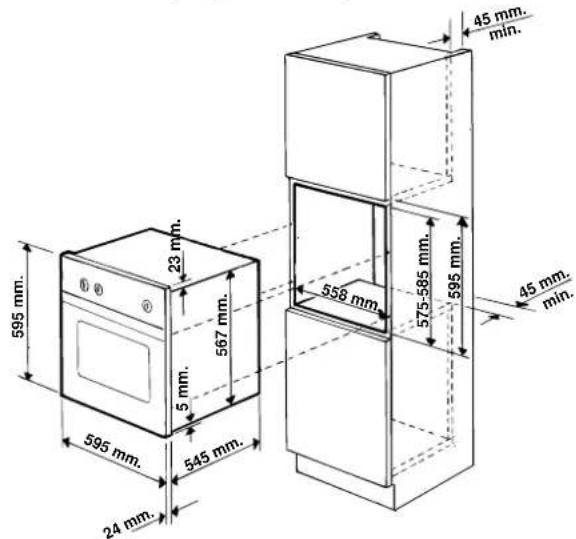 Ariston Thermo FO 87.1 E - Instalação dos fornos de encaixar - 2