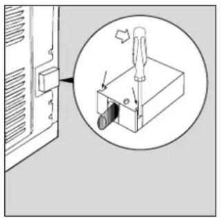 Ariston Thermo FO 87 C.2 E TD IX - Montage du cordon d'alimentation - 1