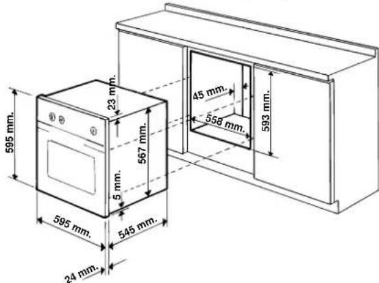 Ariston Thermo FO 87 C.2 E - Installation des jours à encastrer - 1