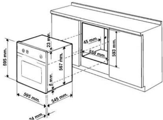 Ariston Thermo FO 87 C.2 E - Installation of Built-in Ovens - 1