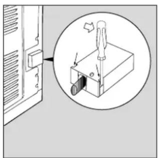 Ariston Thermo FO 52 - Montagem do cabo de alimentação - 1