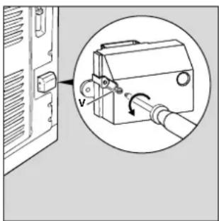 Ariston Thermo FM 54 T - Montage du cordon d'alimentation - 1